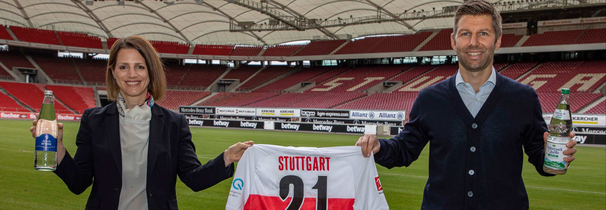 Nadja Ohlendorf gemeinsam für den VfB Stuttgart