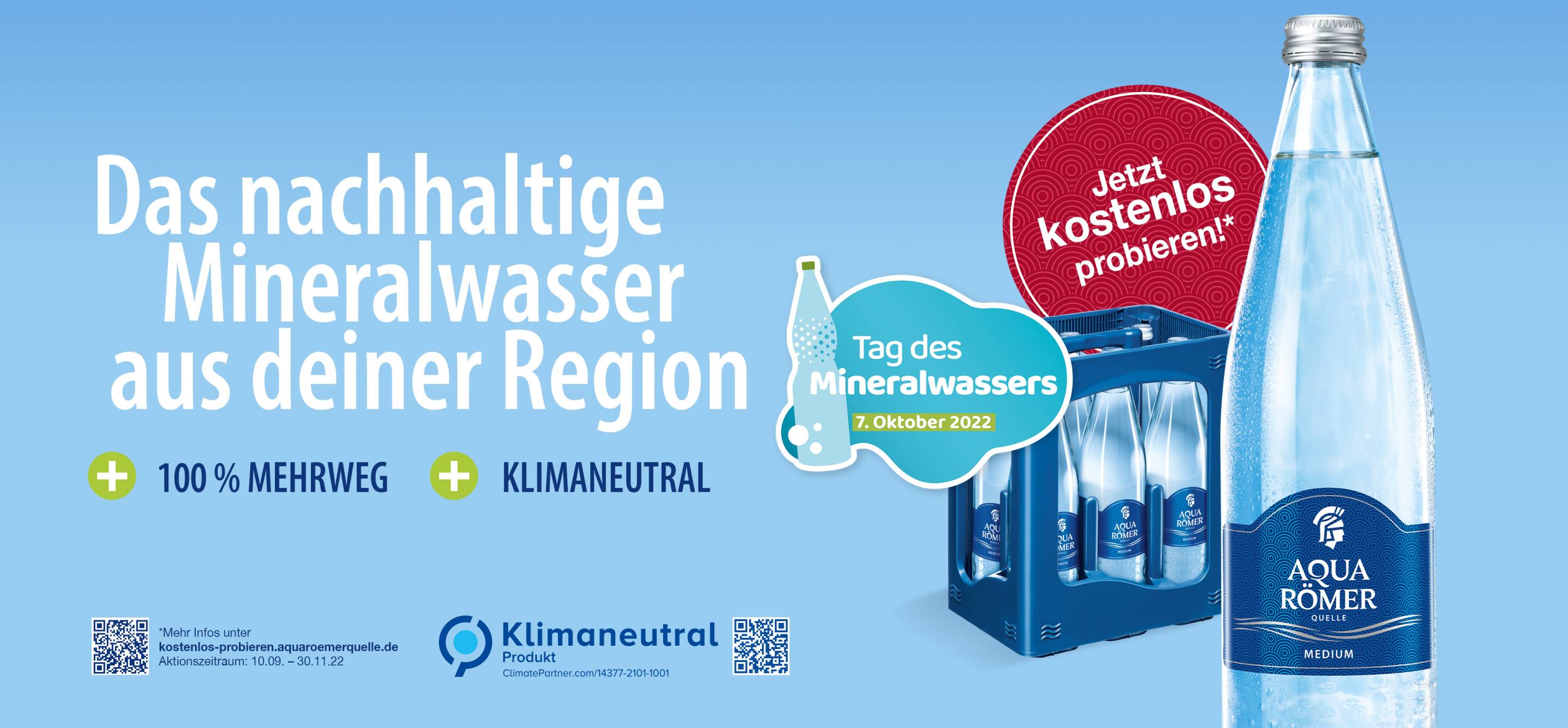 Der erste Tag des Mineralwassers!