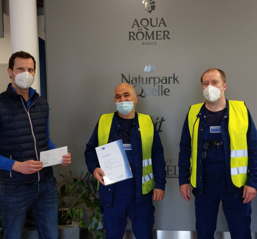 Dienstjubiläum bei&nbsp;aquaRömer