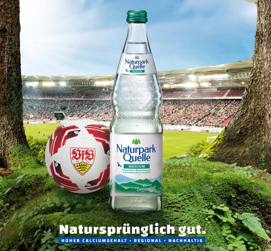 Naturpark Quelle und der VfB - Gemeinsam für mehr Nachhaltigkeit